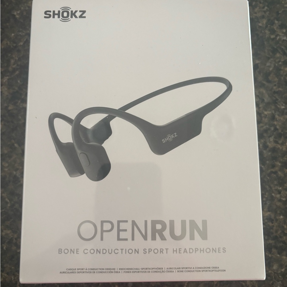 OpenRun Black Bone Conduction Sport Headphones